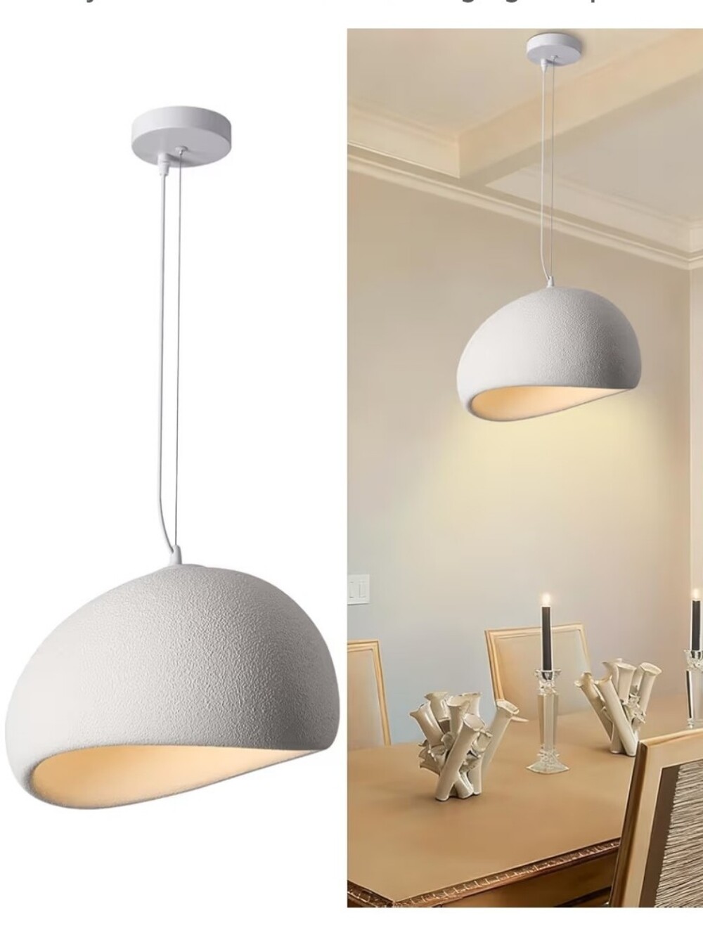 19.7 Inch Wabi Sabi Pendant Light